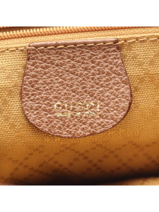 Gucci Backpack Bamboo 003 Brown Suede Leather Sac main image 7